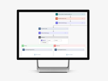 Power Automate: Ansicht der App am Desktop PC Power Automate: Ansicht der App am Desktop PC