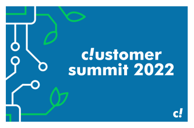 Logo Kundentag connectiv! auf blauem Hintergrund Website-customer-summit-2022