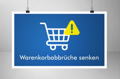 Warenkorbabbrüche senken Warenkorbabbrüche