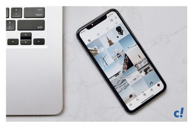 Ein Smartphone mit Instagram als Bildschirmfläche instagram-must-have