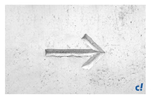 Pfeil nach rechts als Symbol für die Customer Journey