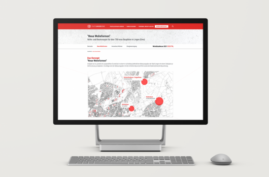 Desktop Ansicht zur Wohnbaumesse Lingen