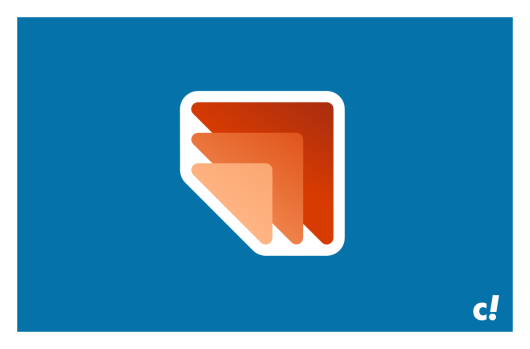 Microsoft Dynamics 365 Logo auf blauem Hintergrund