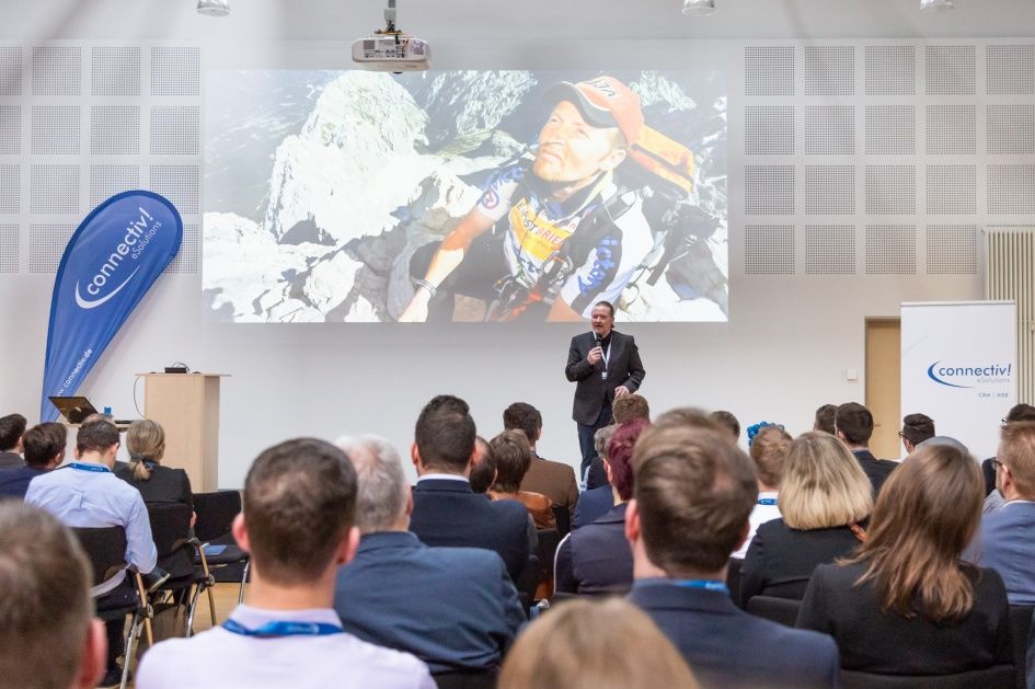 Joe Kelly auf dem Podium