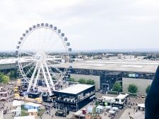 Vogelperspektive auf die Cebit Cebit