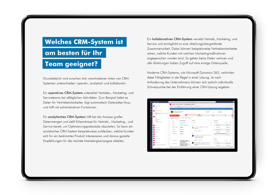 Vorschau Leitfaden zum Thema CRM