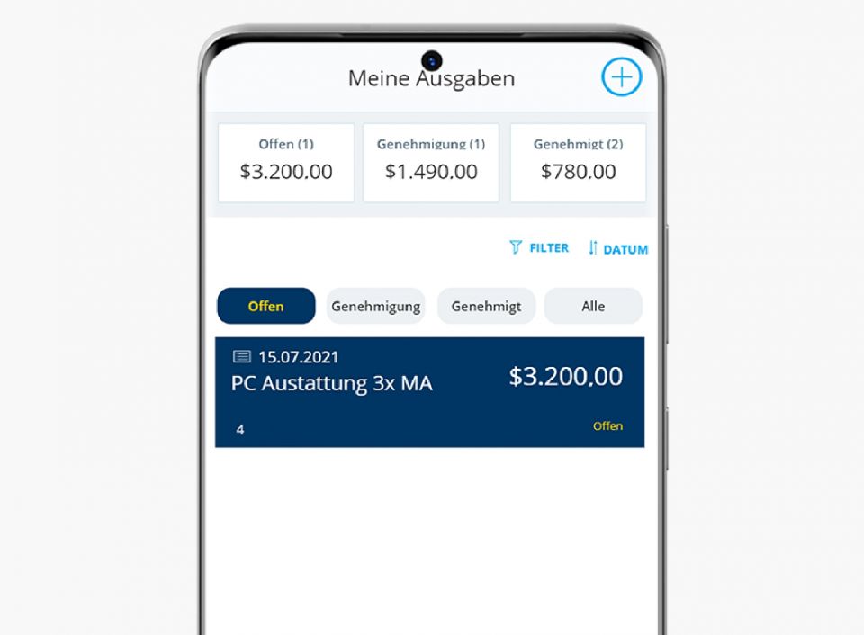 Power App auf dem Smartphone