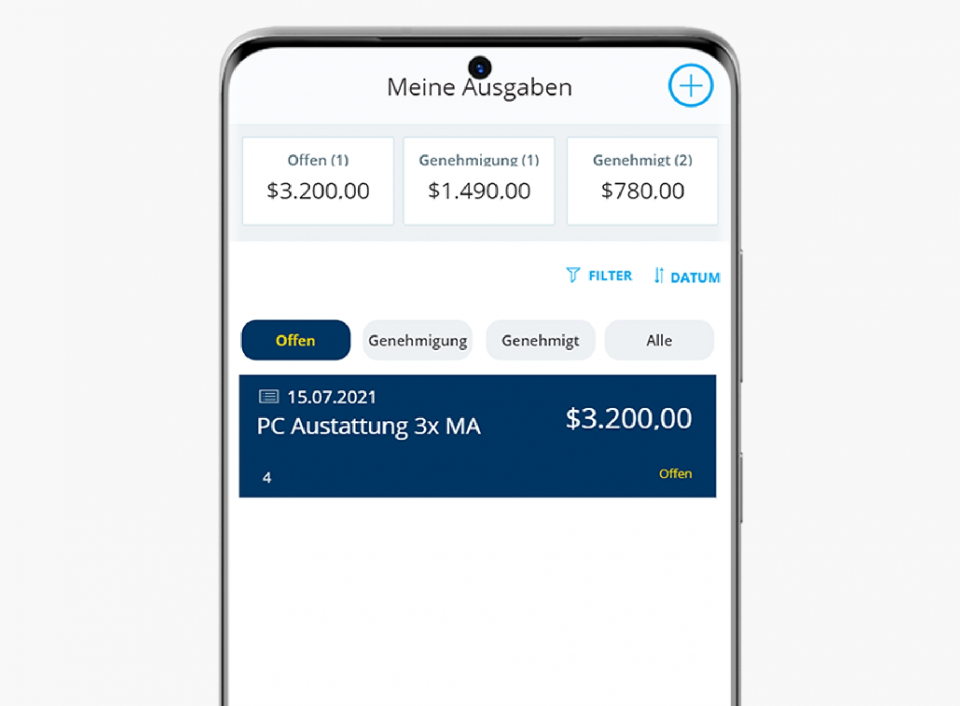 Power App auf dem Smartphone