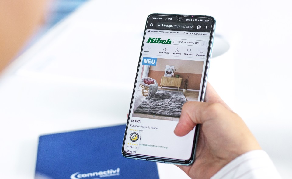 B2C Lösung auf dem Smartphone