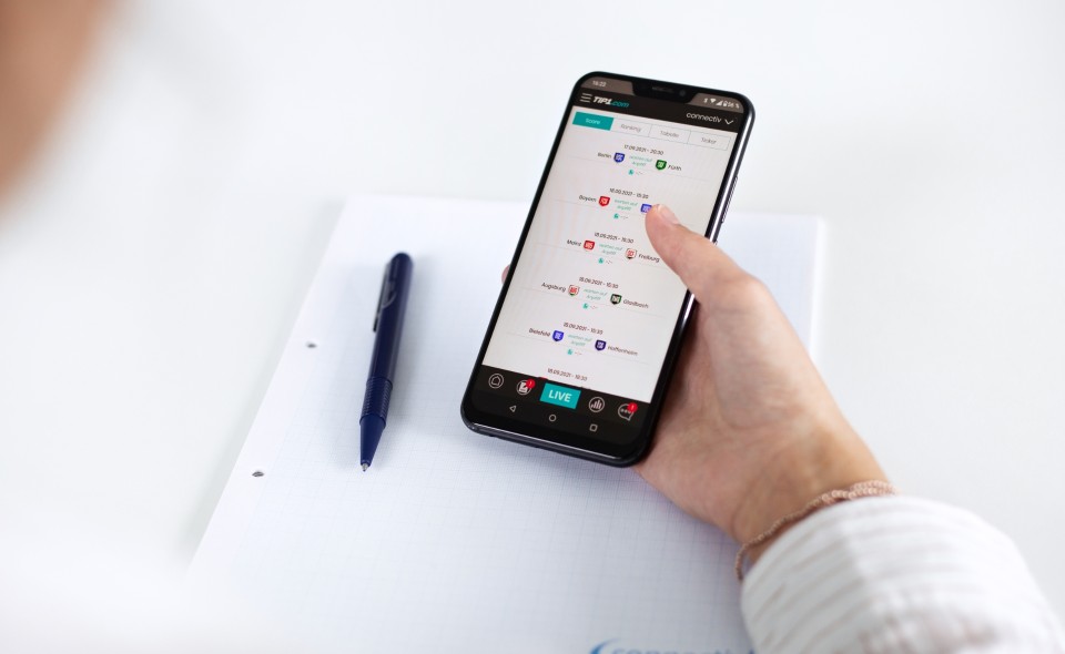 App Anwendung am Smartphone