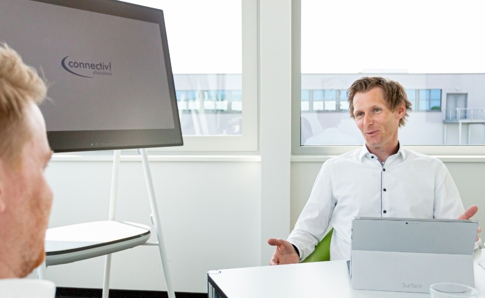 Bei einem Kennenlerngespräch